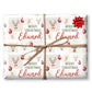 Personalised Gift Wrap | Personalised Christmas Wrapping Paper | Personalised Gift Wrap | Fun Gift Wrap | Reindeer
