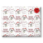 Football Christmas Wrapping Paper, Personalised Xmas Gift Wrap for Football Fans