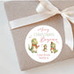 Personalised Christmas Stickers Labels For Wrapping Gifts, Name Tag, Dinosaurs