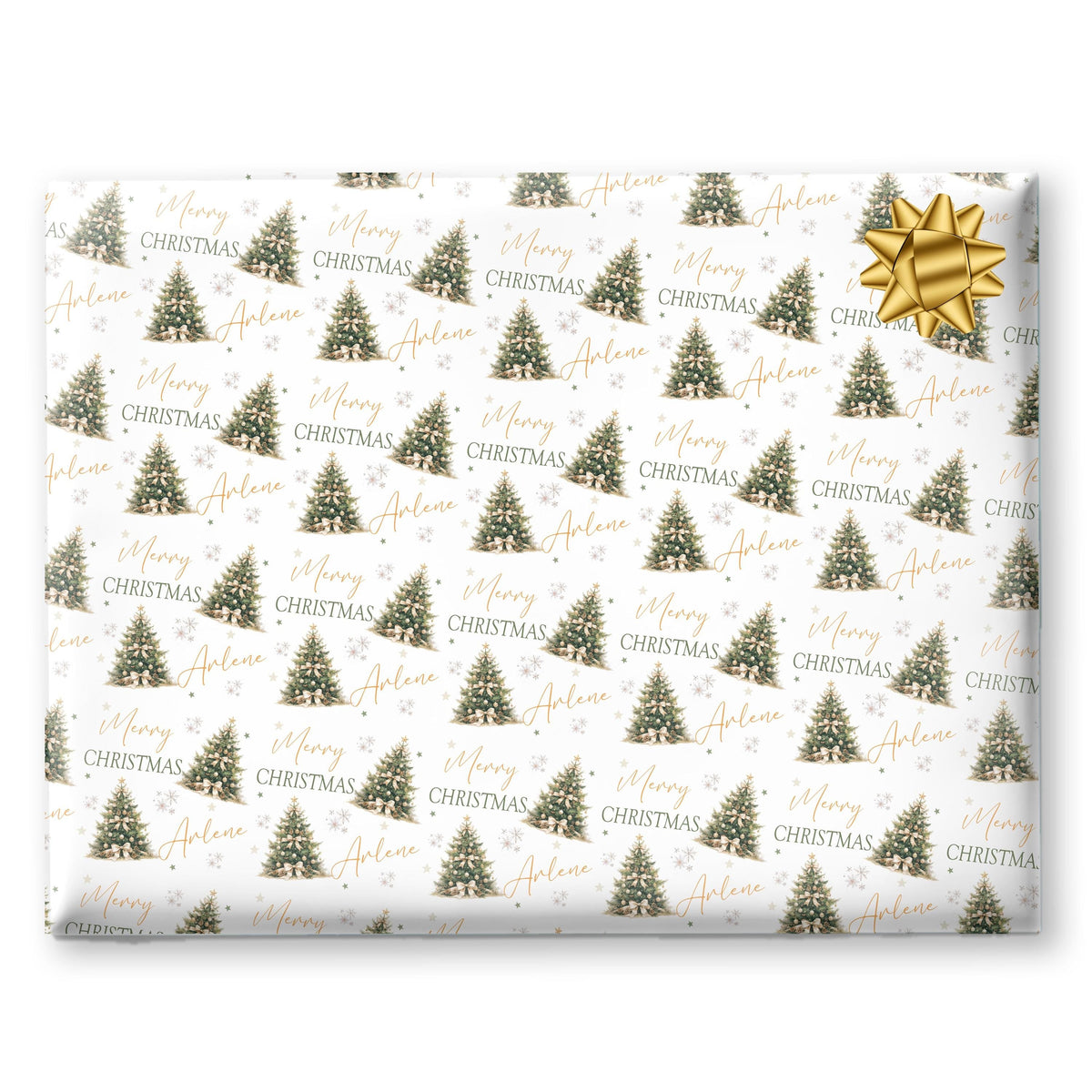 Personalised Christmas Wrapping Paper| Custom Gift Wrap Her Him
