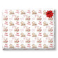 Christmas Gift Wrapping Paper,Personalised Girls or Boys Paper, Gift Wrap Teddy Bear Penguin Childrens