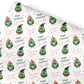 Christmas Gift Wrapping Paper,Personalised Funny Brussells Sprouts Gift Wrap Cute Gift Ideas