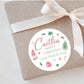 Personalised Christmas Stickers Labels For Wrapping Gifts, Name Tag, Gonk Lovers