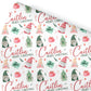 Gonk Christmas Wrapping Paper, Cute Gonks, Personalised Girls Paper, Gift Wrap for Her