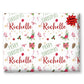 Personalised Gift Wrap | Personalised Christmas Wrapping Paper | Personalised Gift Wrap | Fun Gift Wrap | Poinsetta