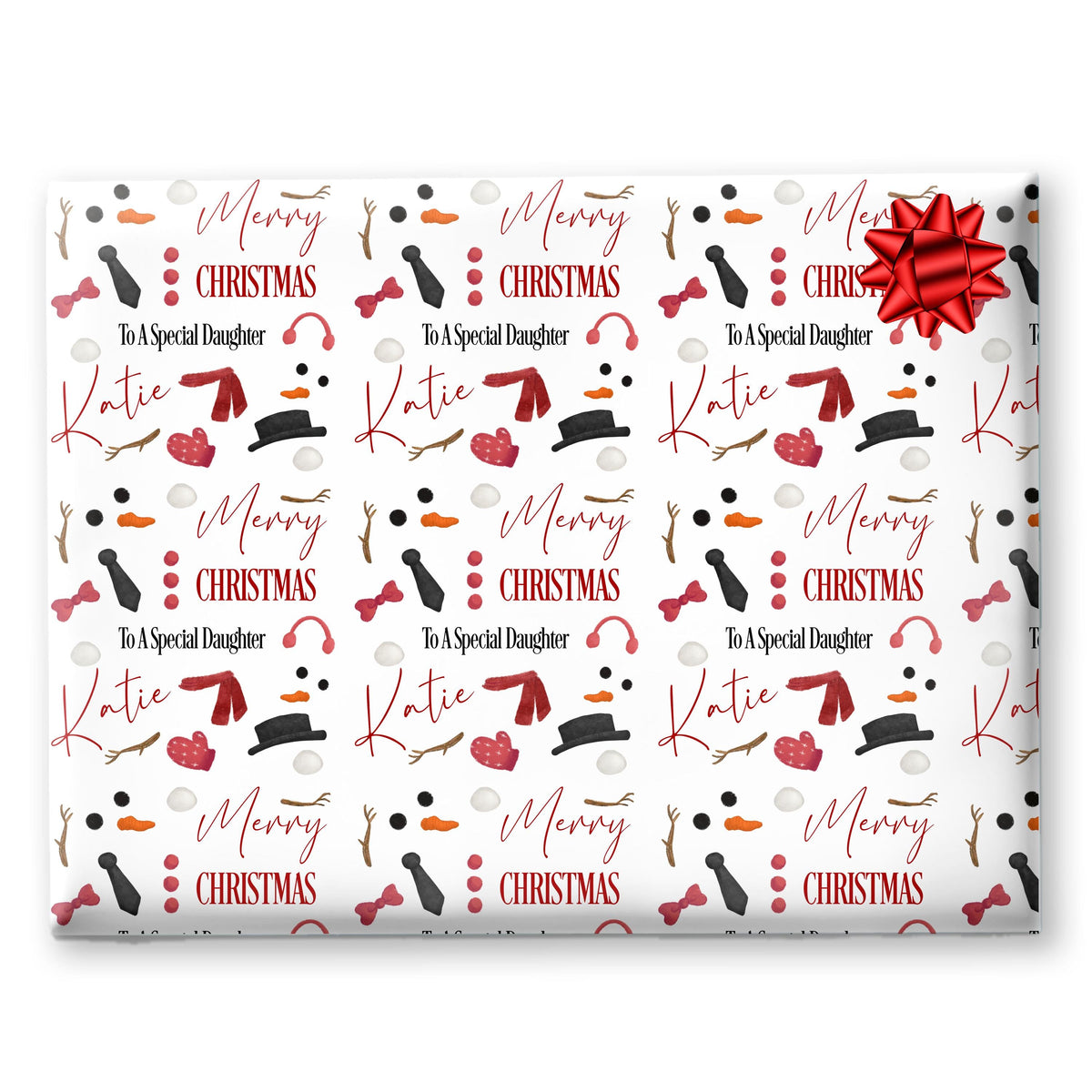 Christmas wrapping paper for children, do you wanna build a snowman