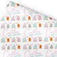 Personalised Gift Wrap | Personalised Christmas Wrapping Paper | Personalised Gift Wrap | Fun Gift Wrap |  Gingerbread Gift Wrap