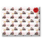 Personalised Christmas Gift Wrap – Far Yard Tractor Design Wrapping Paper