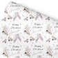 Personalised Christmas Wrapping Paper, Ice Skating Girls Gift Wrap