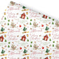 Christmas Wrapping Paper for kids, Teddy Bear Christmas Gift Wrap