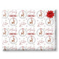 Christmas wrapping paper for children, Rudolph gift wrap