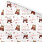 Personalised Dog Gift Wrap, Christmas Wrapping Paper, A2 Sheet Set