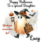 Personalised Halloween Gift Bag Ladies Girlfriend Daughter  Granddaughter