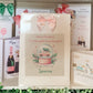 Personalised Christmas Gift Bag, Personalised Christmas, Festive Gift Wrapping Bags, Secret Santa. Family Christmas Gift Bag's