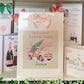 Personalised Christmas Gift Bag, Personalised Christmas, Festive Gift Wrapping Bags, Secret Santa. Family Christmas Gift Bag's