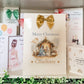 Personalised Christmas Gift Bag, Christmas Nativity, Religious Christmas, Festive Gift Wrapping Bags,  Family Christmas Gift Bag
