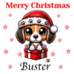 Personalised Christmas Dog Gift Bag, Pampered Pooch Gift Bag, Personalised Pet Gift Bag , Personalised Best Dog Gift Bag