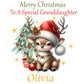 Personalised Christmas Gift Bag ,Personalised Christmas Children's Gift Bag, Reindeer Gift Bag, Festive Gift Wrapping, Family Christmas Gift