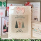 Personalised Christmas Gift Bag, Personalised Christmas One I Love, Festive Gift Wrapping Bags, Wife, Husband, Girlfriend, Boyfriend