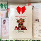 Personalised Christmas Gift Bag, Highland Cow gift Bag ,Festive Gift Wrapping Bags, Secret Santa. Family Christmas Gift Bag's