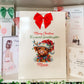 Personalised Christmas Gift Bag, Highland Cow gift Bag ,Festive Gift Wrapping Bags, Secret Santa. Family Christmas Gift Bag's