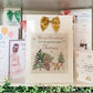 Personalised Christmas Gift Bag ,Personalised  Christmas Children's Gift Bag, Family Gift Bags, Festive Gift Wrapping Woodland theme