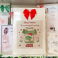 Personalised Christmas Gift Bag Dinosaur, Grandson Christmas, Dinosaur Jumper Gift Bag Son, Daughter Secret Santa