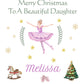 Personalised Christmas Gift Bag, Fairy ,Personalised Sugar Plum Fairy  Christmas, Festive Gift Wrapping Bags, Family Christmas Gift Bag's