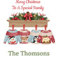Personalised Christmas Gift Bag , Family Christmas Gift Bag, Christmas Jumper Gift Bag Son Daughter