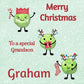 Personalised Christmas Gift Bag ,Personalised Sprout Christmas Gift Bag, Family Gift Bags, Festive Gift Wrapping Secret Santa Sprout Lovers