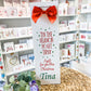Christmas Personalised Bottle Bag - Personalised Gift Bag - Christmas Gift Idea -Funny Christmas Gift -Neighbours Christmas Gift Bag -Friend