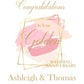 Personalised Gift Present Bag 50th Golden Wedding Anniversary