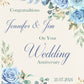 Personalised Wedding Anniversary Gift Bag Happy Couple Congratulations