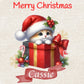 Personalised Christmas Cat Gift Bag, Pampered Animal Gift Bag, Personalised Pet Gift Bag , Personalised Best Cat Gift Bag
