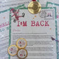 Personalised Elf I'm Back Arrival Pack, Nice List Certificate, Letter to & from Santa - Swinging Elves