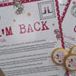 Personalised Elf I'm Back Arrival Pack, Nice List Certificate, Letter to & from Santa - Santa & Elves
