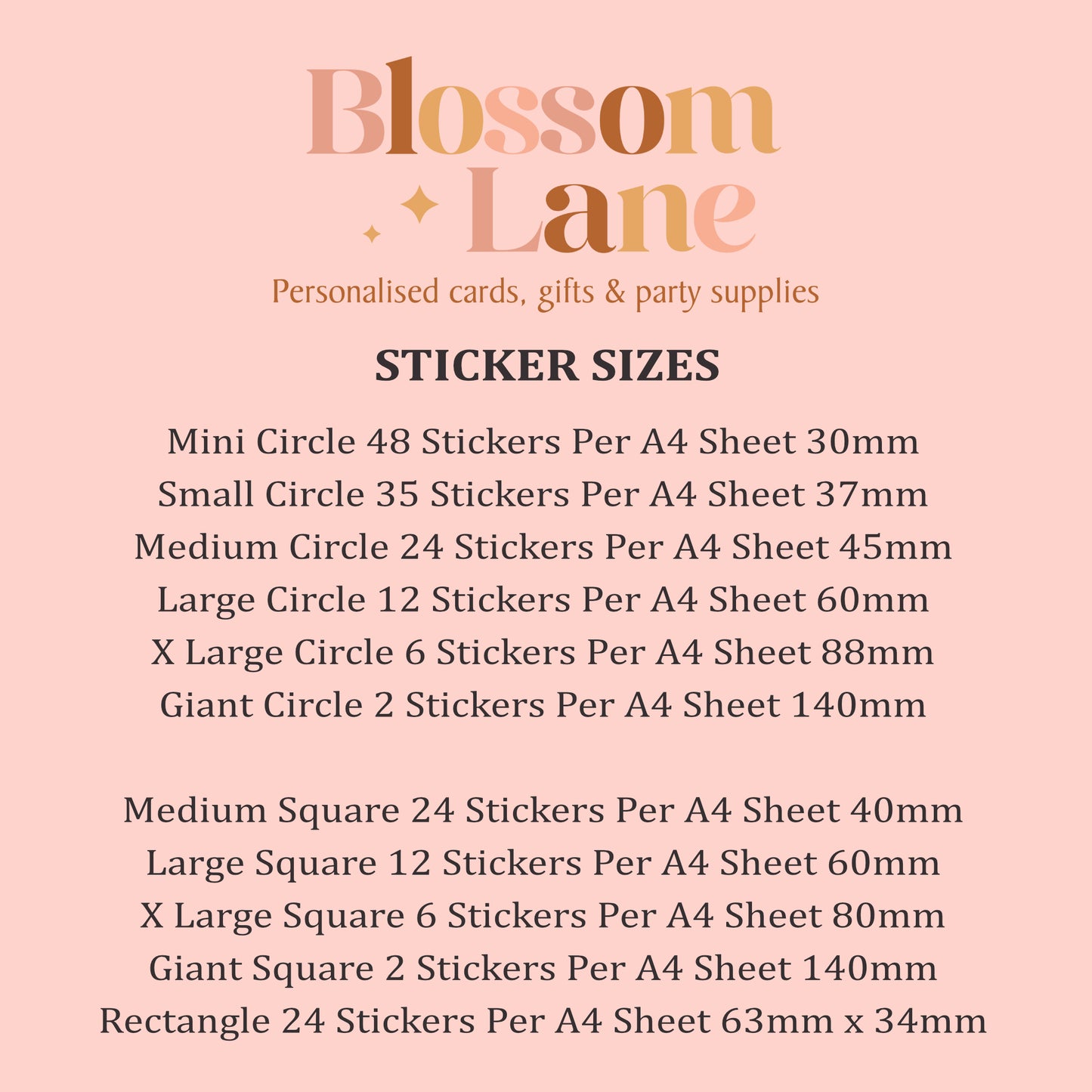 Personalised Unicorn Birthday Party Stickers