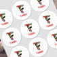 Personalised Christmas Stickers, Gift Labels, , Festive Name Stickers, Custom Present Tag, Christmas Eve Box Ideas, Santa Stocking Filler