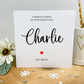 Personalised Graduation Card Congratulations Heart