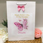 Personalised Mother's Day Card Butterfly