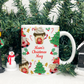 Christmas Mug Personalised Hot Chocolate, Christmas Eve Box Stocking Filler