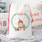 Personalised Christmas Santa Sack For Children Elf Girl Boy
