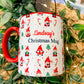 Personalised Christmas Gonk Mug, Stocking Filler, Christmas Eve Box, Hot Chocolate Mug