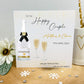 Personalised Wedding Day Card, Congratulations Champagne Newly Weds
