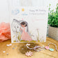 Personalised Birthday Card Horse & Girl