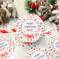 Personalised Christmas Stickers, Gift Labels, Christmas Elements
