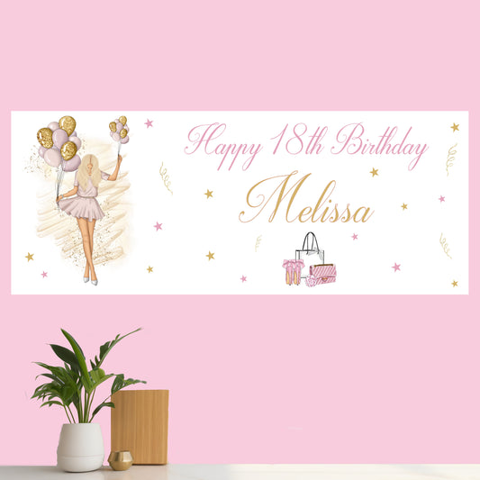 Personalised Birthday Party Banner