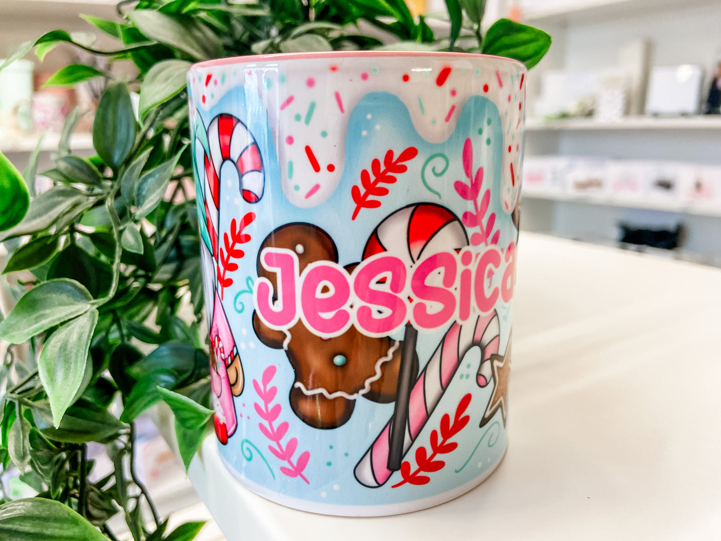 Personalised Christmas Gonk Mug, Stocking Filler, Christmas Eve Box, Hot Chocolate Mug