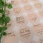 Personalised Gloss Foil First Holy Communion Party Bag Stickers