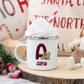 Personalised Christmas Mug, Bear Initial, Stocking Filler, Christmas Eve Box, Hot Chocolate Mug